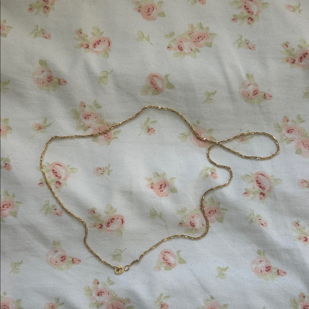Elegant 14k Gold Chain Necklace (CLASP IS BROKEN)